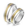Italo Design Gouden Due-Uno trouwringen — FD34
