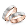 Italo Design Gouden Due-Uno trouwringen — FD58
