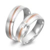 Italo Design Gouden Due-Uno trouwringen — FD54