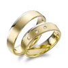 Italo Design Gouden Due-Uno trouwringen — FD38