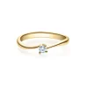Italo Design Gouden verlovingsring met diamant — Viviana