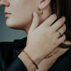 Jéh Jewels Touch of Gold armband - Buisjes strak goldfilled 21050
