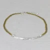 Jéh Jewels Touch of Gold collier - 5 -Rij met zilveren glimlach 20886