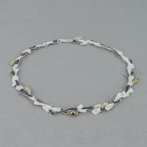 Jéh Jewels Touch of Gold collier - 3 Kleuren krans 21249