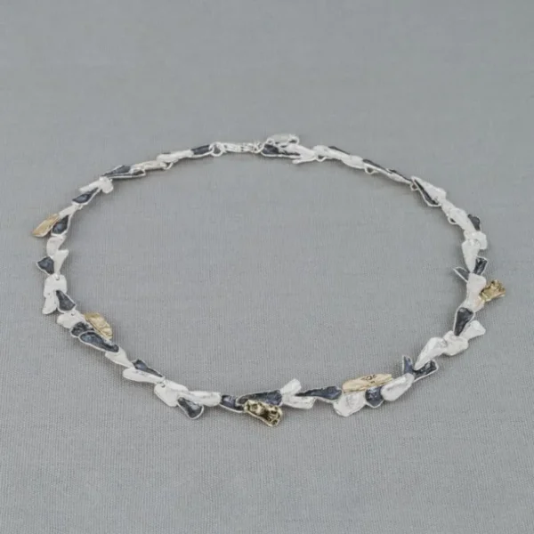 Jéh Jewels Touch of Gold collier - 3 Kleuren krans 21249