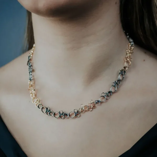 Jéh Jewels Touch of Gold collier - Open wolken 21055
