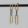 Jéh Jewels Touch of Gold oorbellen - Twee kleuren geschakeld 21035