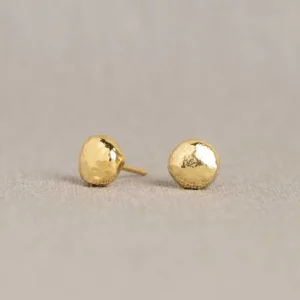 Jéh Jewels Touch of Gold oorbellen - Bol rond verguld 19672