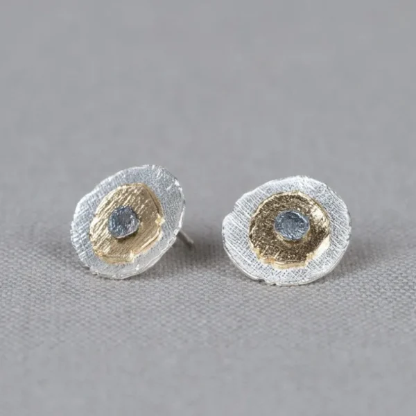 Jéh Jewels Touch of Gold oorbellen - Rond 19671