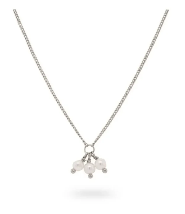 24Kae Zilveren collier 32406S