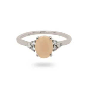 24Kae Zilveren ring 12405S