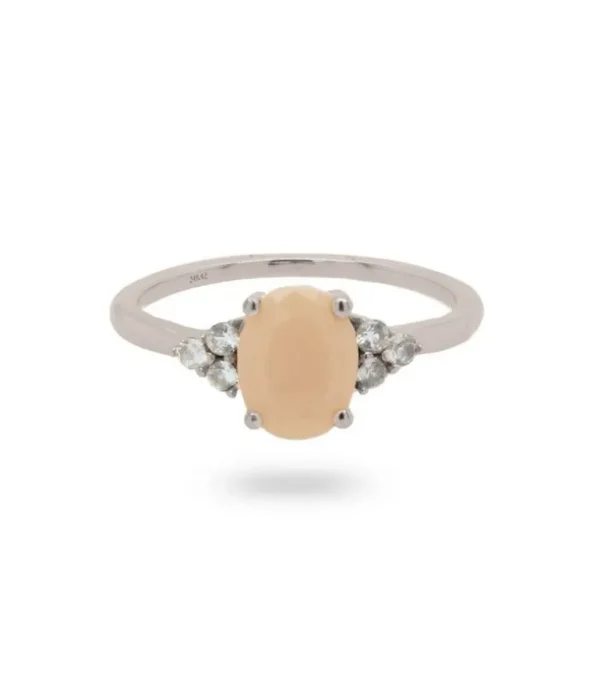 24Kae Zilveren ring 12405S