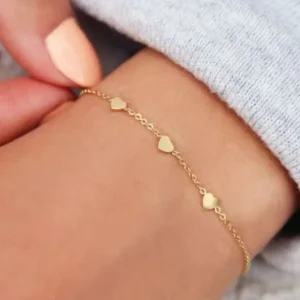 My Jewellery Armband 3 hartjes (Goudkleurig) — MJ019021200