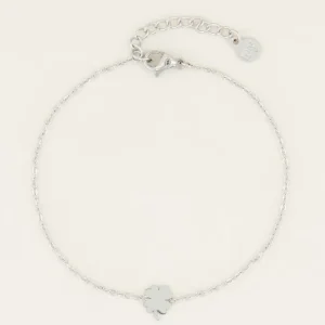 My Jewellery Armband klavertje - Zilverkleurig MJ031361500