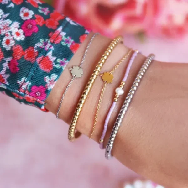 My Jewellery Armband klavertje - Zilverkleurig MJ031361500