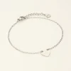 My Jewellery Armband met hartje - Zilverkleurig MJ07919-1500