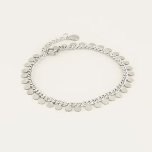 My Jewellery Armband muntjes - Zilverkleurig MJ05122-1500