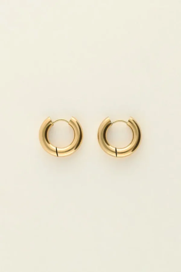 My Jewellery Basic hoop 18 x 4mm - Goud MJ09516-1200