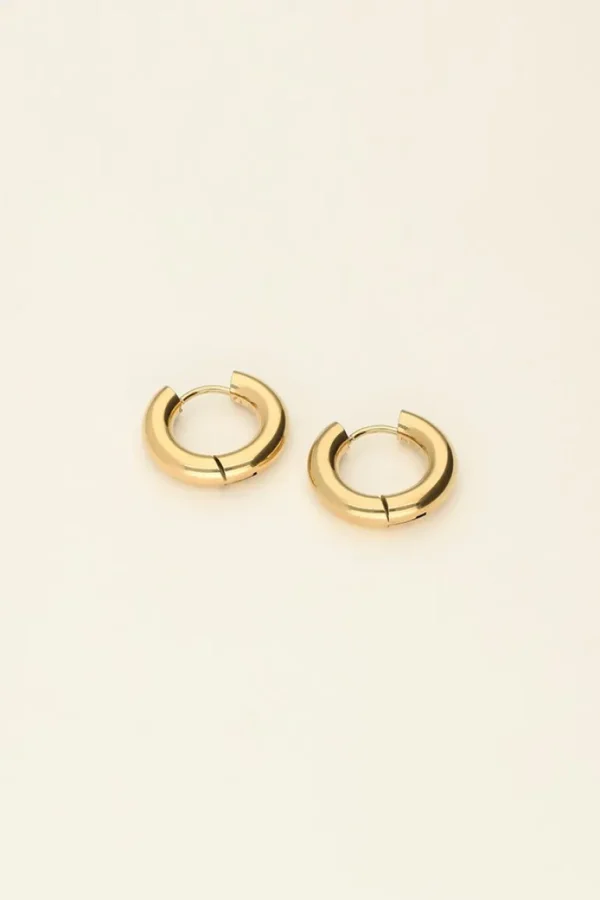 My Jewellery Basic hoop 18 x 4mm - Goud MJ09516-1200
