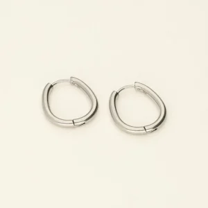 My Jewellery Basic hoop oval 20mm - Zilver MJ09515-1500