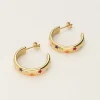 My Jewellery Candy oorringen met gelkeurde sterren - Goud MJ10163-1200