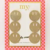 My Jewellery Candy oorringen met Smiley groot - Goud MJ10161-1200