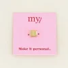 My Jewellery Cubes bedel initiaal (I) - Goud MJ031851200I
