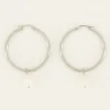 My Jewellery Earring with pearl - Zilver MJ07737-1500