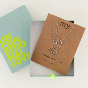 My Jewellery Forever Connected kettingen set van 2 - Zilver MJ05002-1500