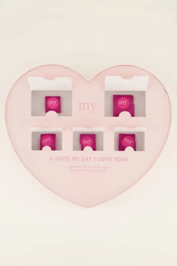 My Jewellery Giftbox Valentine 5 gifts - Zilver MJ07768-1500