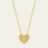 My Jewellery Ketting initials on heart P - Goud MJ07876-1200P