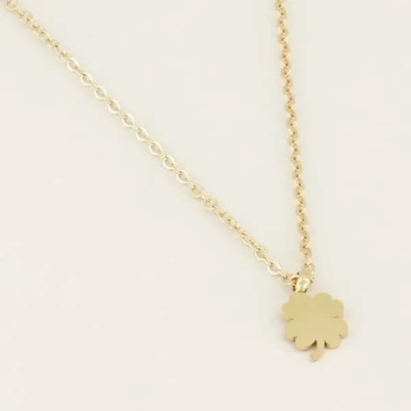 My Jewellery Ketting klavertje - Goud MJ031341200