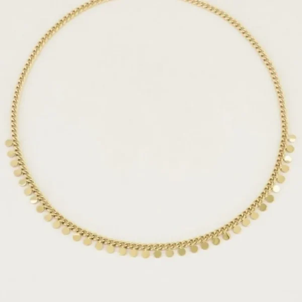 My Jewellery Ketting kleine muntjes - Goudkleurig MJ027071200