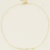 My Jewellery Ketting met 3 hartjes - Goudkleurig MJ01901-1200