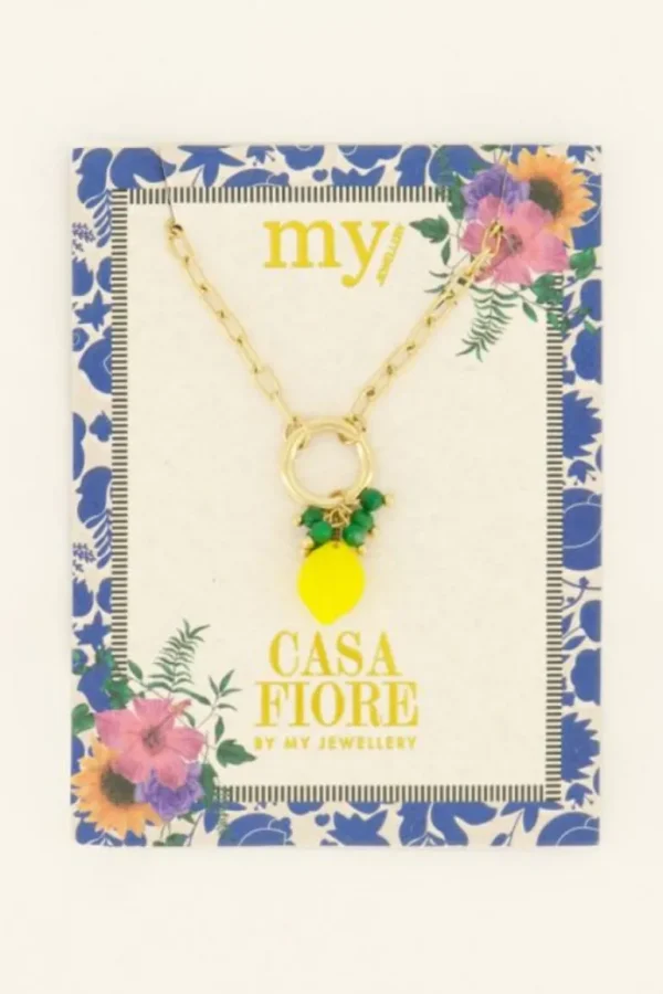 My Jewellery Ketting met Citrus - Goud MJ08708-1200