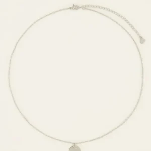 My Jewellery Ketting met munt en ster - Zilver MJ08429-1500