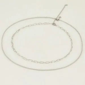 My Jewellery Kettingen set bolletjesbolletjes - Zilver MJ04598-1500