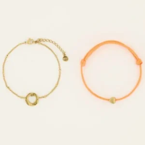 My Jewellery Moeder en dochter armband Mini - Goud MJ08428-1200