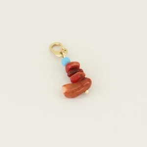 My Jewellery Moments charm red stone - Goud MJ030301200