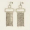 My Jewellery Oorbellen - Statement met strass Zilver MJ07367-1500