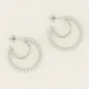 My Jewellery Oorbellen bolletjes dubbel (Zilver) — MJ04902-1500