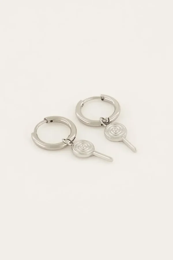 My Jewellery Oorbellen candy couture lolly - Zilver MJ06299-1500