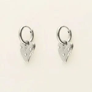 My Jewellery Oorringen met hart en pareltjes - Zilver MJ09212-1500