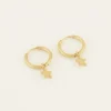 My Jewellery Oorringen met sterretje - Goud MJ07890-1200