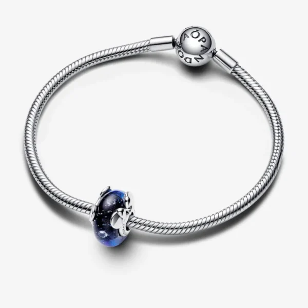 Pandora Disney Mickey Mouse & Minnie Mouse Blauwe Muranoglazen Bedel 792958C01