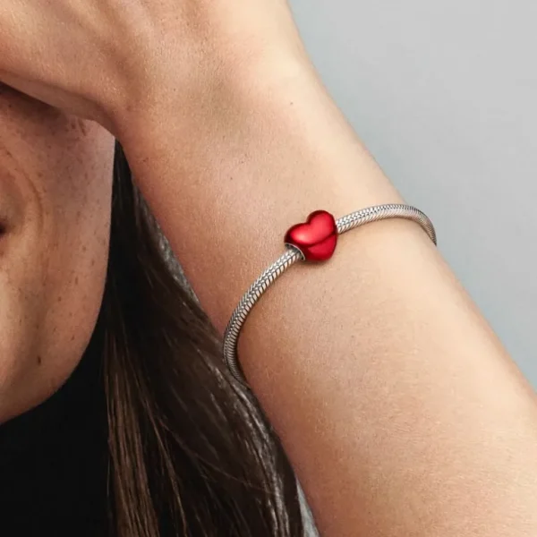 Pandora Metallic Red Heart Charm 793337C02
