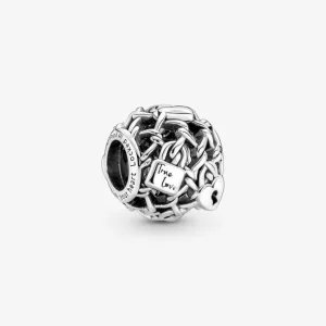 Pandora Opengewerkte Schakel Hangslot Bedel 790071C00