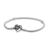 Pandora Pandora Moments Stamboom Snake Chain Armband met Hartsluiting 598827C01
