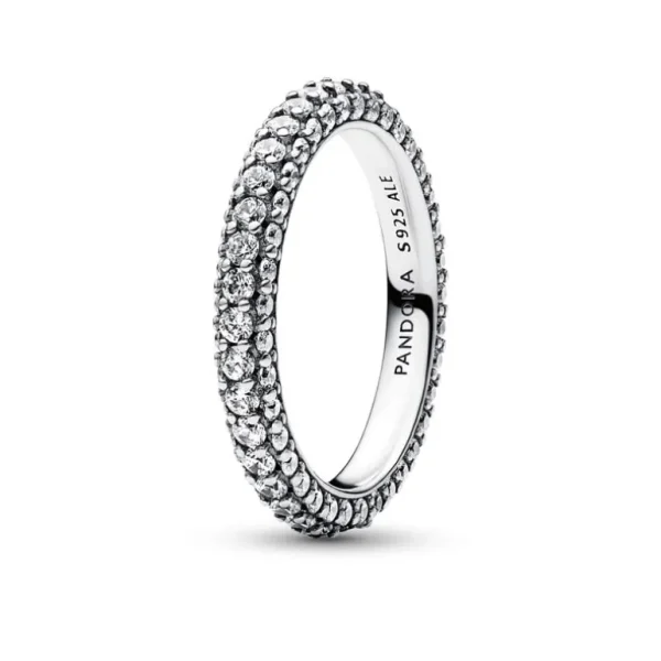 Pandora Pandora Timeless enkele rij pavé ring 192627C01