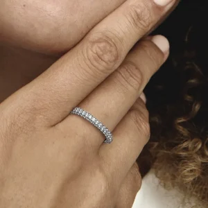 Pandora Pandora Timeless enkele rij pavé ring 192627C01
